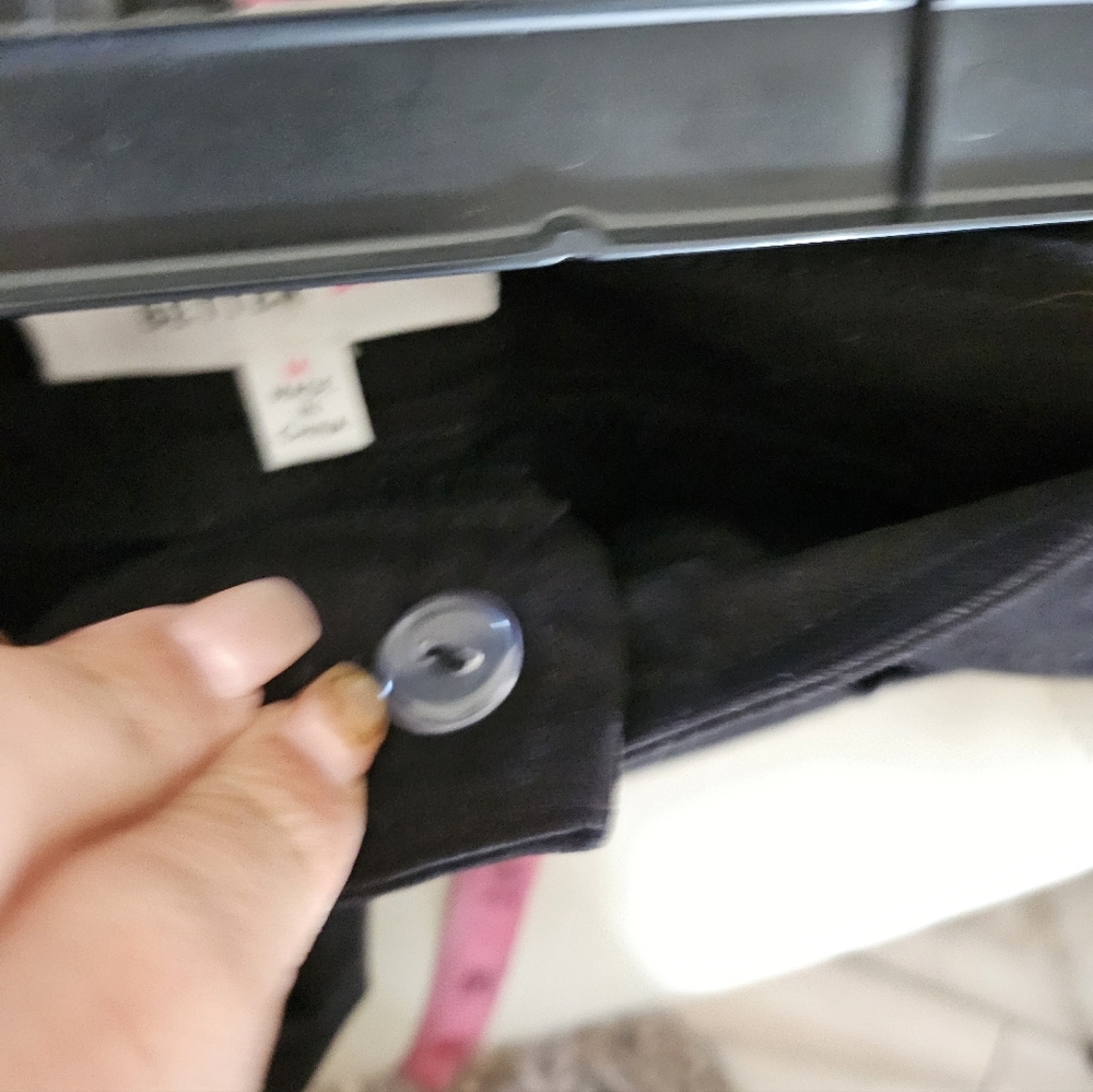 Better Be Black Mini Skirt Size M Stretch Cotton Spandex Casual Fitted Pocket. - Picture 12 of 12